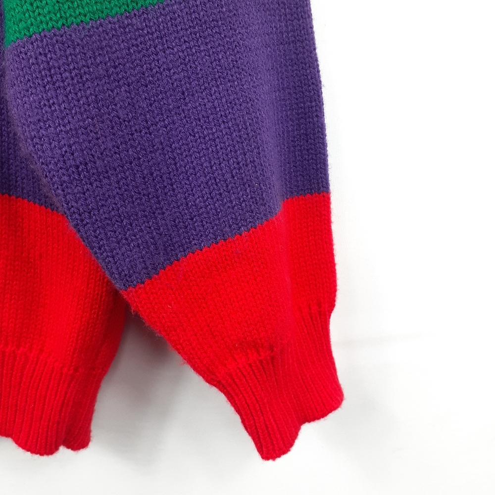 Izod Vintage '88 Lacoste Colorblock Sweater Size L - Picture 3 of 6